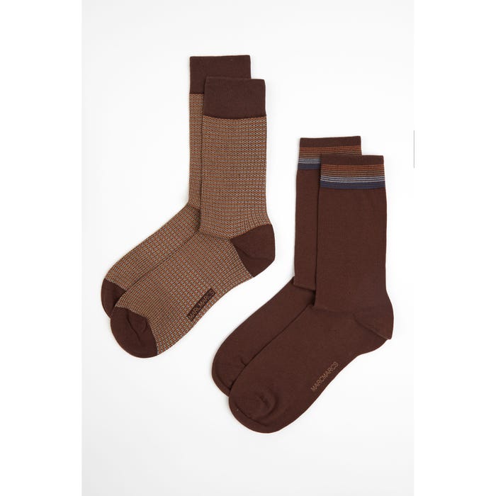 Marcmarcs-2-pack sokken vierkant - MarcMarcs