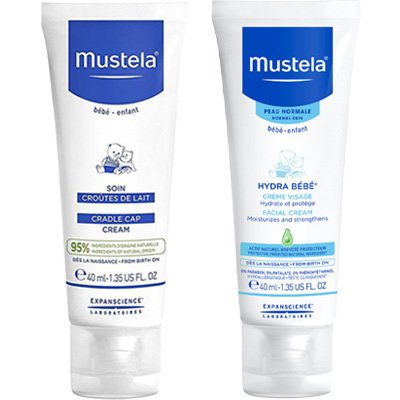 Soin croûtes de lait & crème hydratante visage  - Bébé - 2 x 40 ml