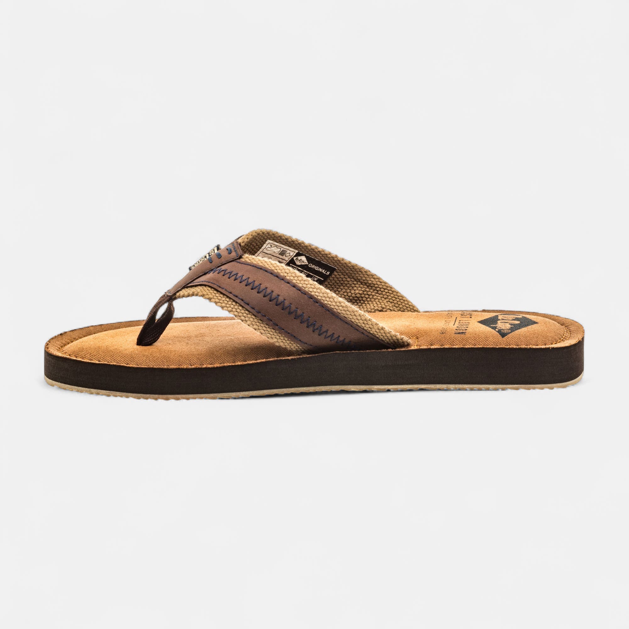 Claquettes de plage Homme marron