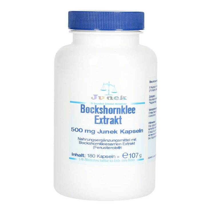 Bockshornklee Extrakt 500 mg Junek Kapseln, 180 St