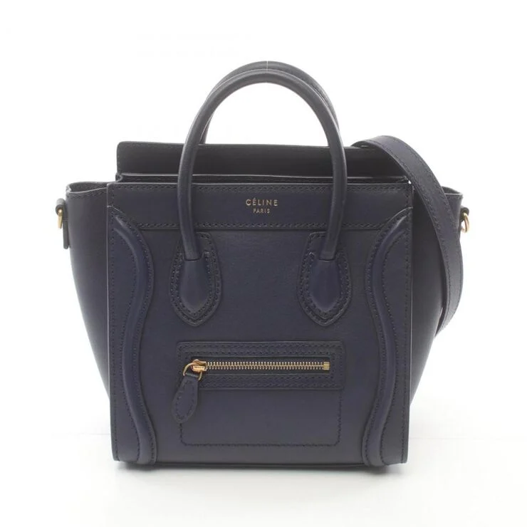 Celine Vintage Celine Luggage Navy