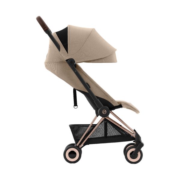 Cybex Coya Buggy - Rosegold Frame - Cozy Beige