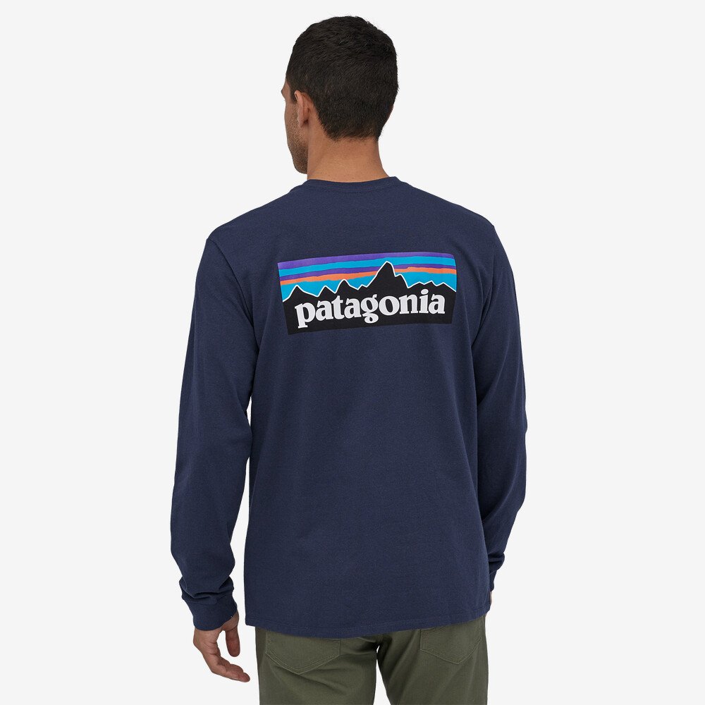 Patagonia L/S P-6 Logo Responsibili-Tee, M's<br>Kjenn på stoffet! Super behagelig