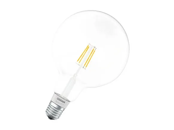 OSRAM Smart  - LED-filament-lyspære - form: G125 - E27 - 5.5 W (tilsvarende 50 W) - varmt hvidt lys - 2700 K