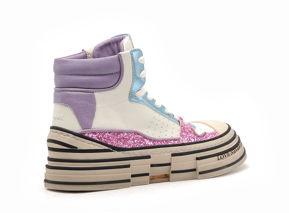 Rebecca white boots bottine plates femme x58 6 rose