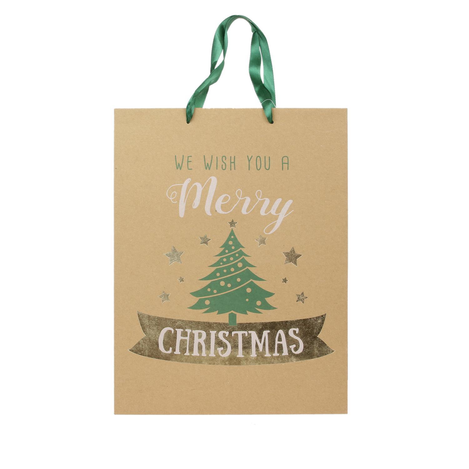 SAC CADEAU NOEL 28X8X37CM