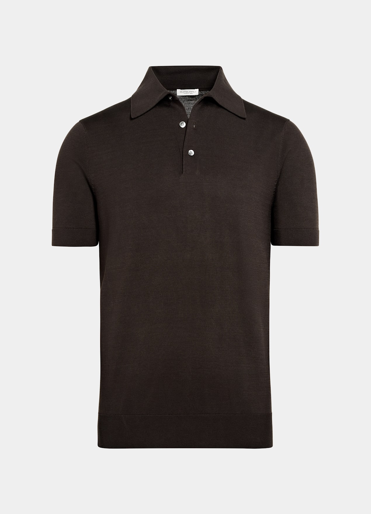 Polo marron foncé
