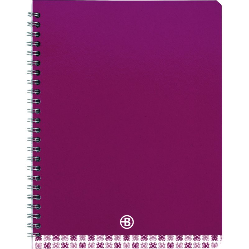 Cahier spirale standard Bruneau 17 x 22 cm grands carreaux 100 pages