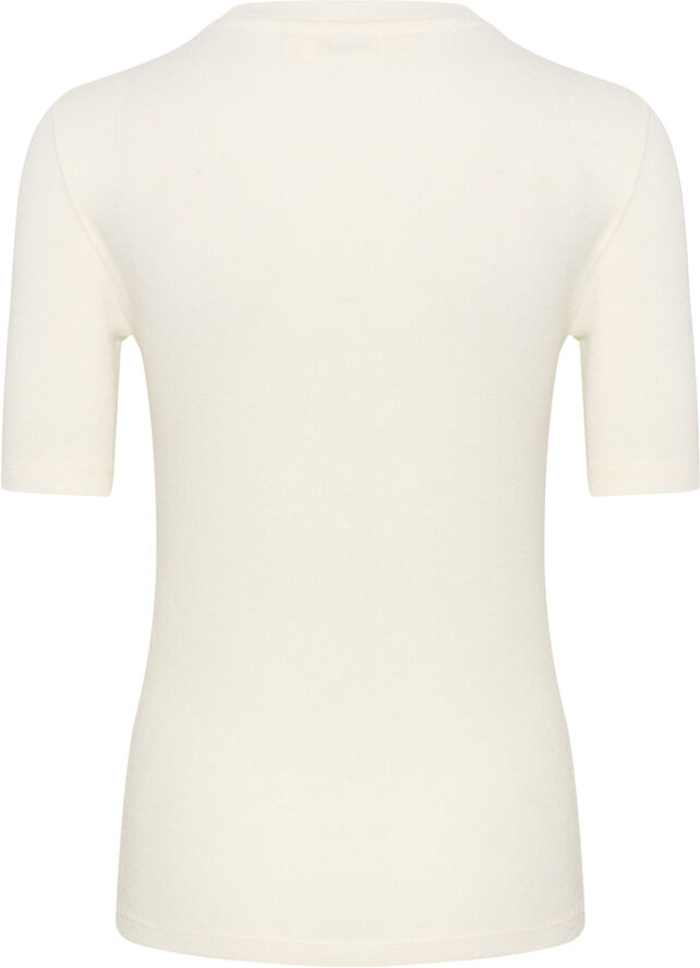 Soaked in Luxury SLFauna Tee SS Whisper white