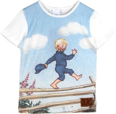 Emil fra Lønneberget På Gjerdet T-shirt, Blå