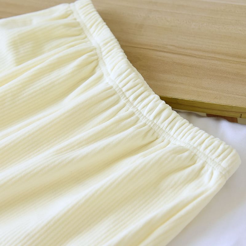Dogini - Pyjamaset met bijpassende contrasterende bies voor koppels