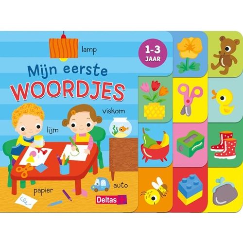 Uitgeverij deltas kartonboek mijn eerste woordjes