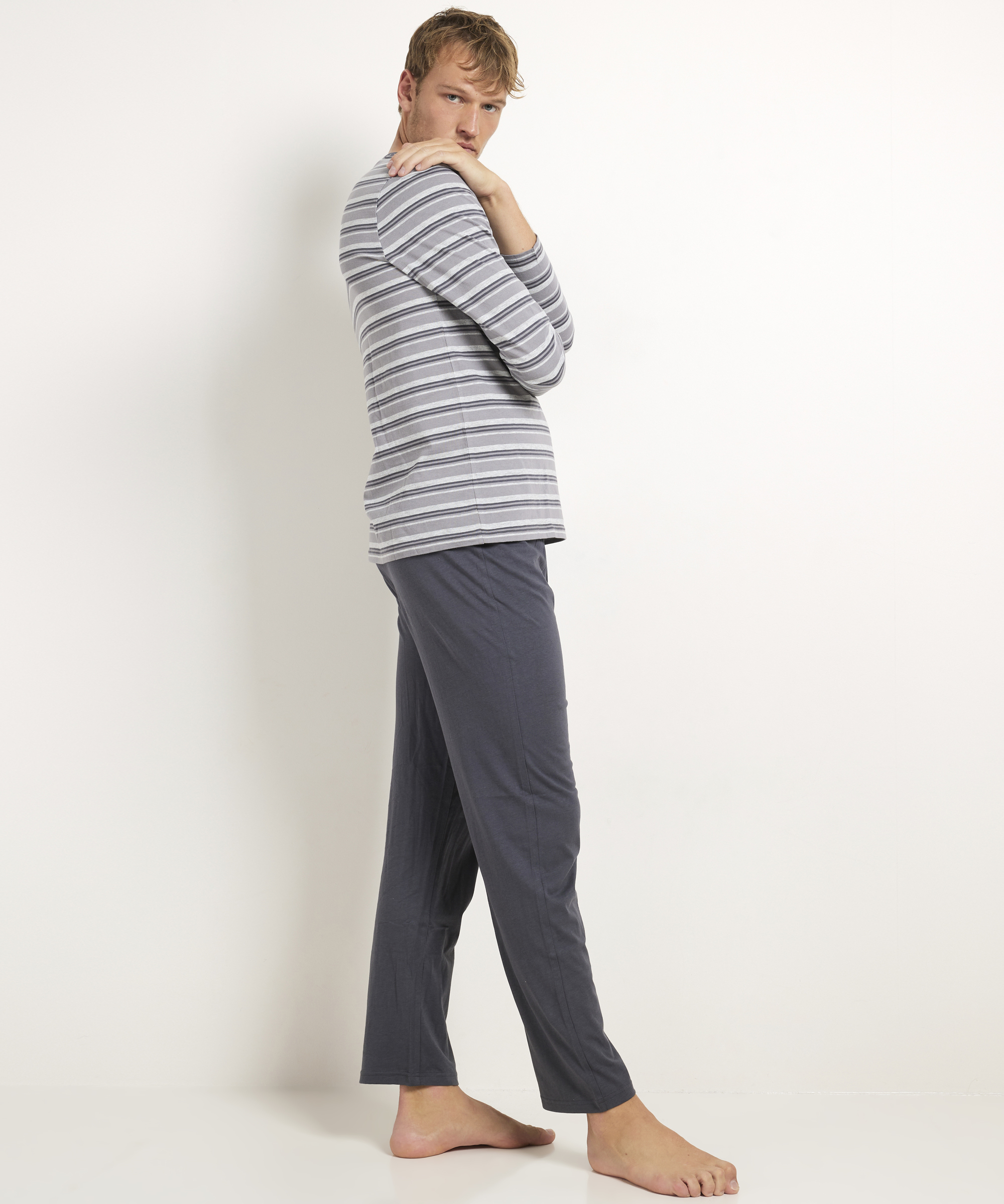 pyjama set: streep   uni