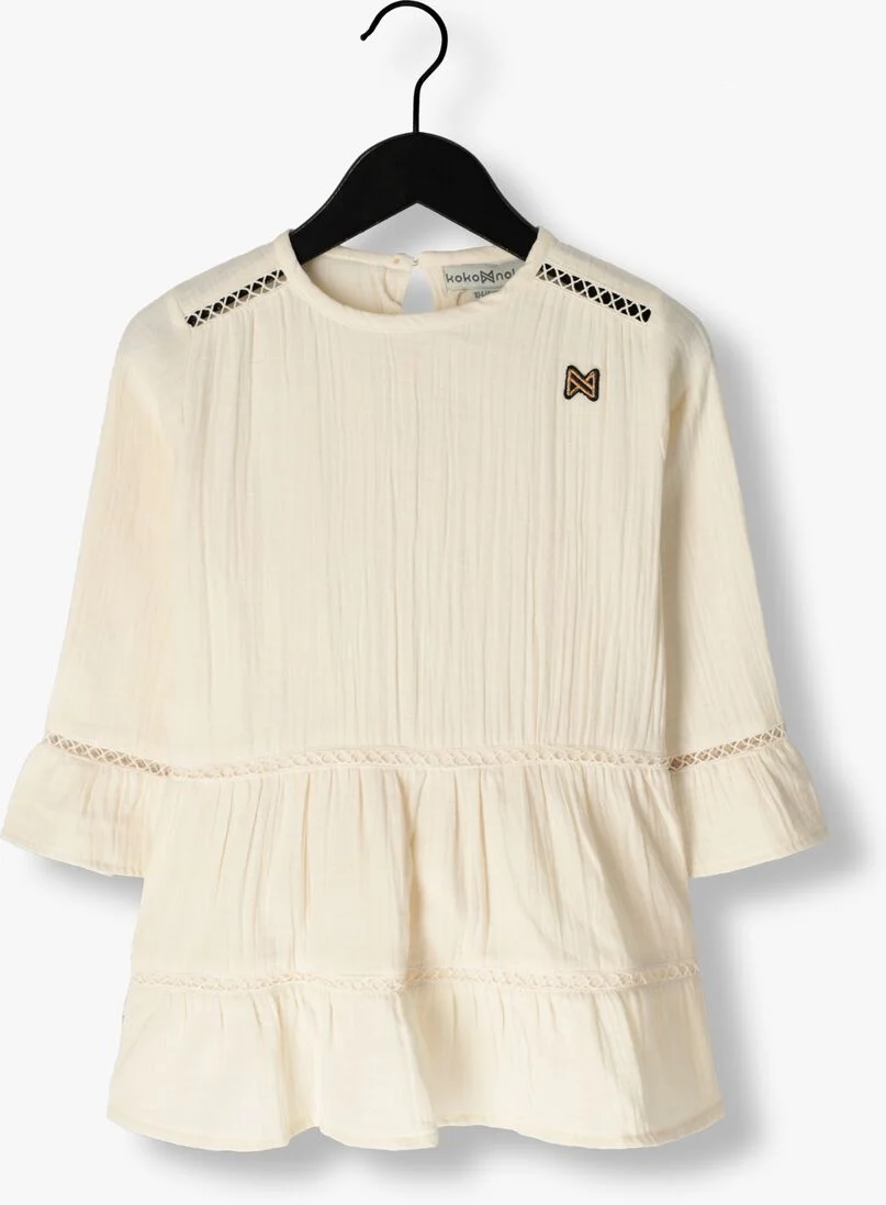 KOKO NOKO gebroken wit koko noko mini jurk r50909