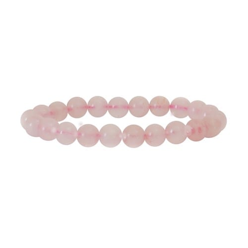Bracelet pierre naturelle - quartz rose