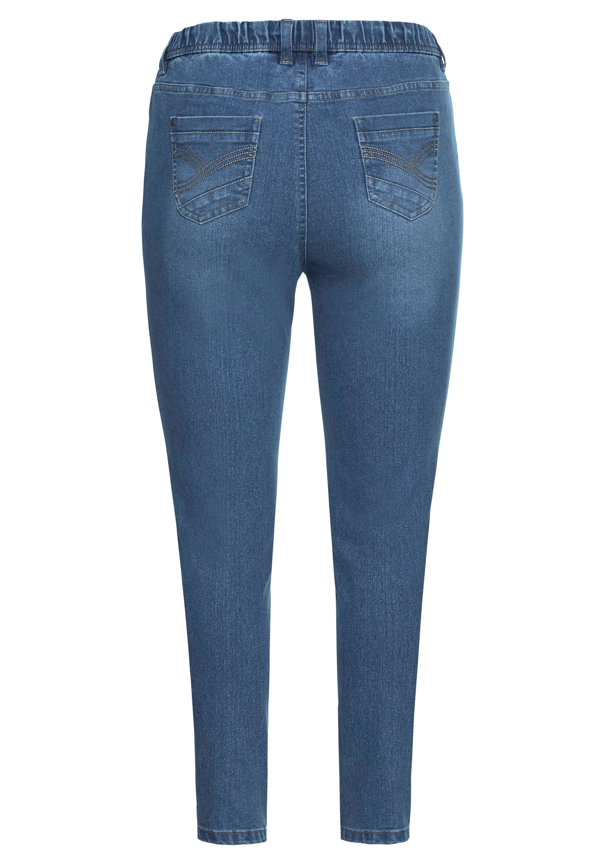 Jeggings mit Gummibund und Gürtelschlaufen