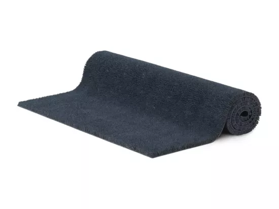 Tapis de porte gris foncé 90x150 cm fibre de coco touffeté