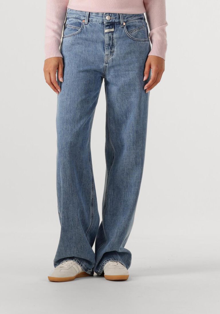 blauwe closed wide jeans nikka