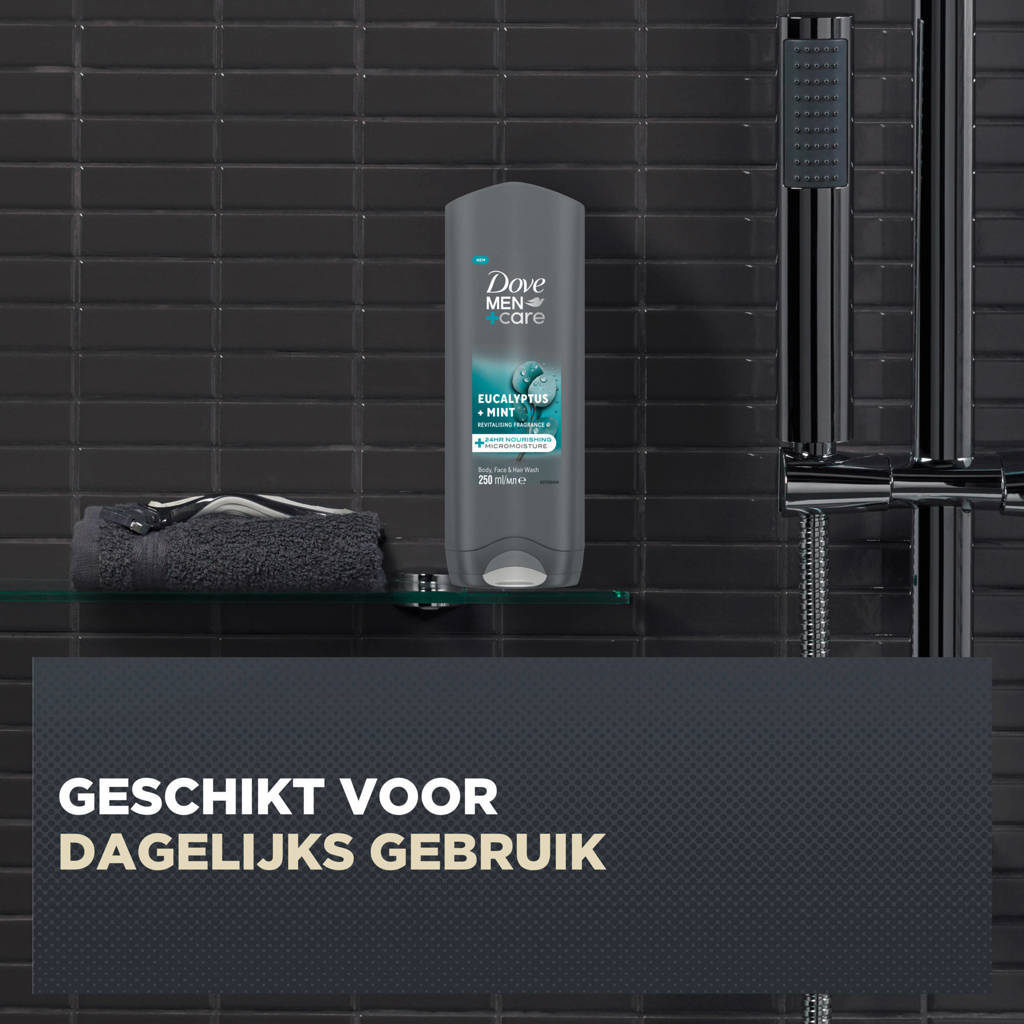 Eucalyptus + Mint 3-in-1 douchegel - 6 x 250 ml