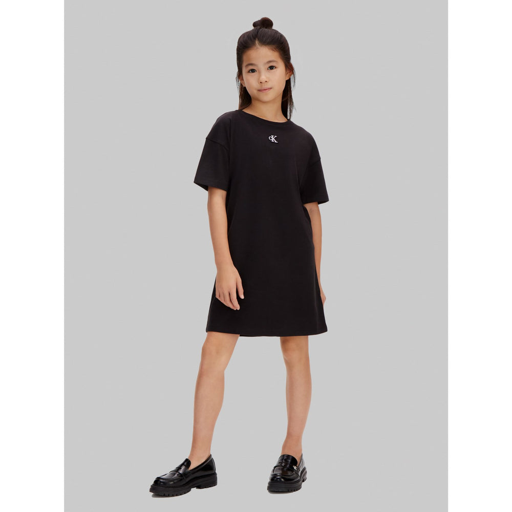 Køb Calvin Klein 1716 Black Ck Monogram Tee Kjole
