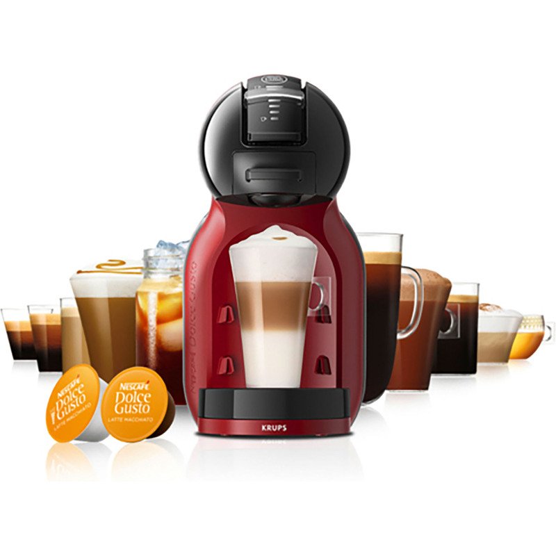 Machine à café à capsule Nescafe Dolce Gusto Mini ME, noir et rouge