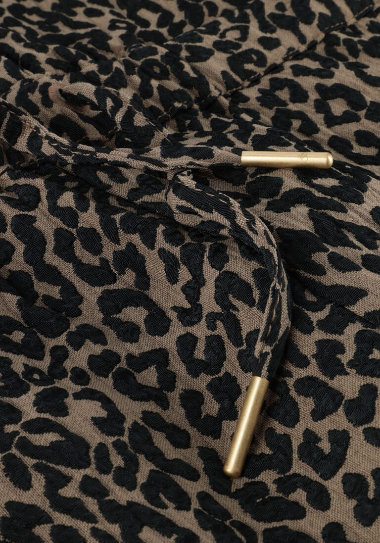 SCOTCH & SODA leopard scotch & soda jumpsuit jacquard collar embroidery jumpsuit