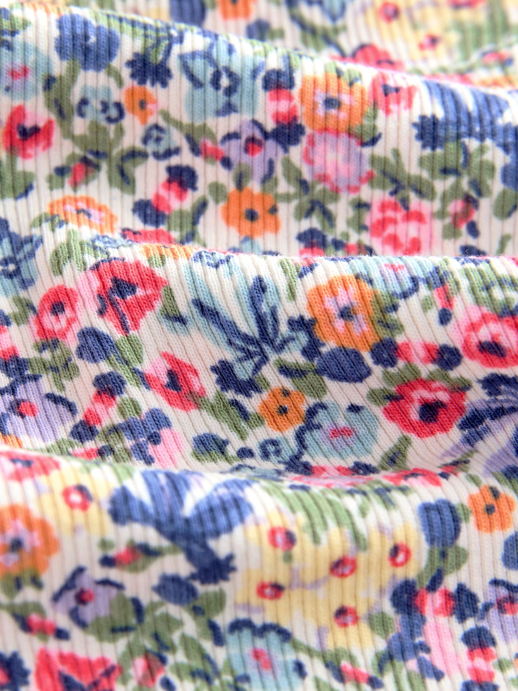 Marineblauw - Cath Kidston leggings met bloemenprint verpakking van 3 (3 mnd - 7 jr)