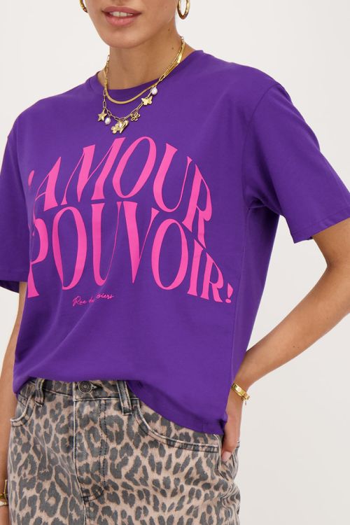 Paars T-shirt 