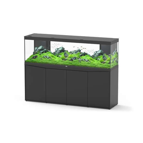 Aquarium équipé avec meuble Splendid Led 2.0 Noir L.200xP.50xH.61cm