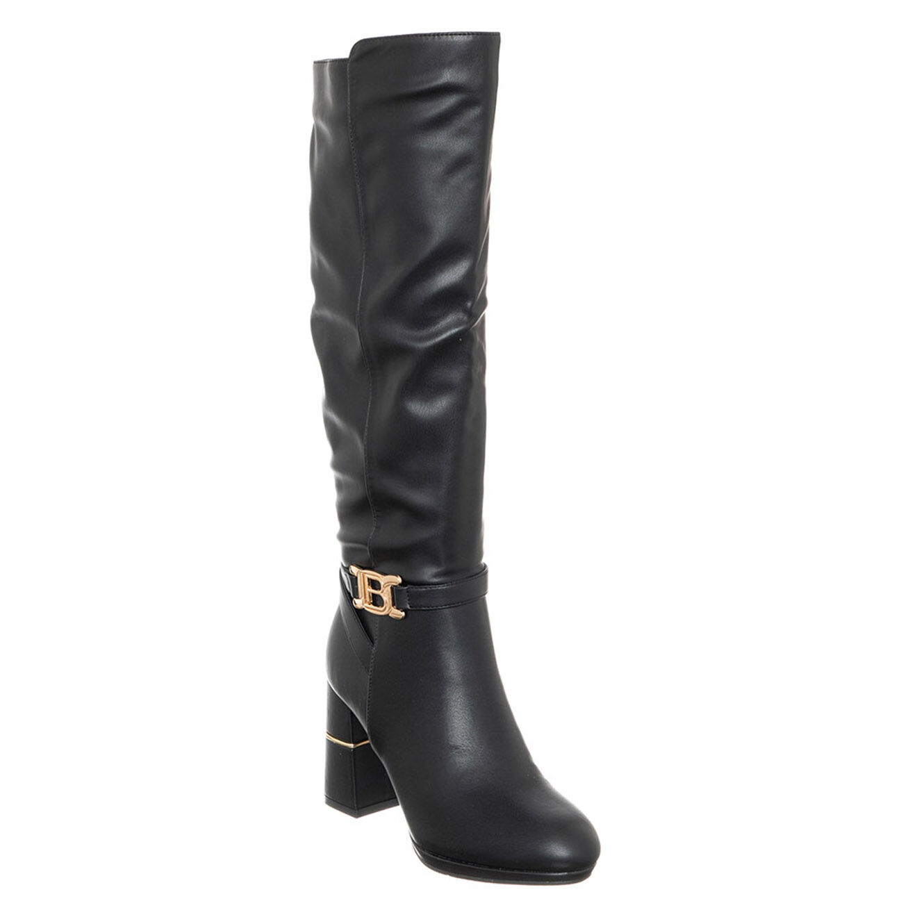 Laura Biagiotti Bottes Jeanne noires - Talon 8.5 cm