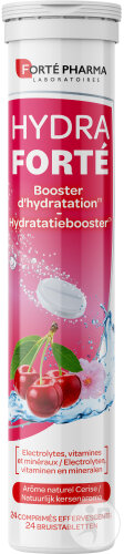 Forté Pharma Hydra Forté Booster D’Hydratation Gout Cerise 24 Comprimés Effervescents