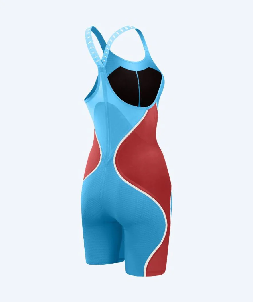Speedo konkurrence badedragt til damer - LZR Pure Intent 2.0 - Lyseblå/rød