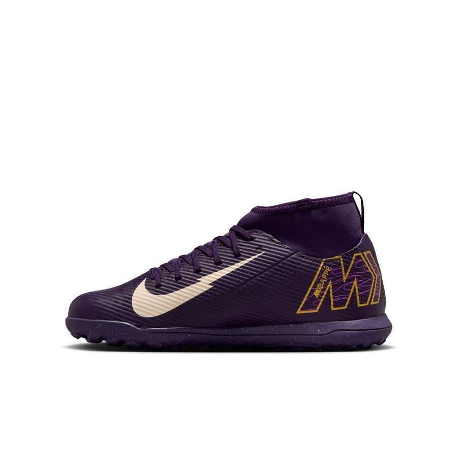 Nike Mercurial Superfly 10 Club TF Mbappé Personal Edition - Violet/Blanc Enfant
