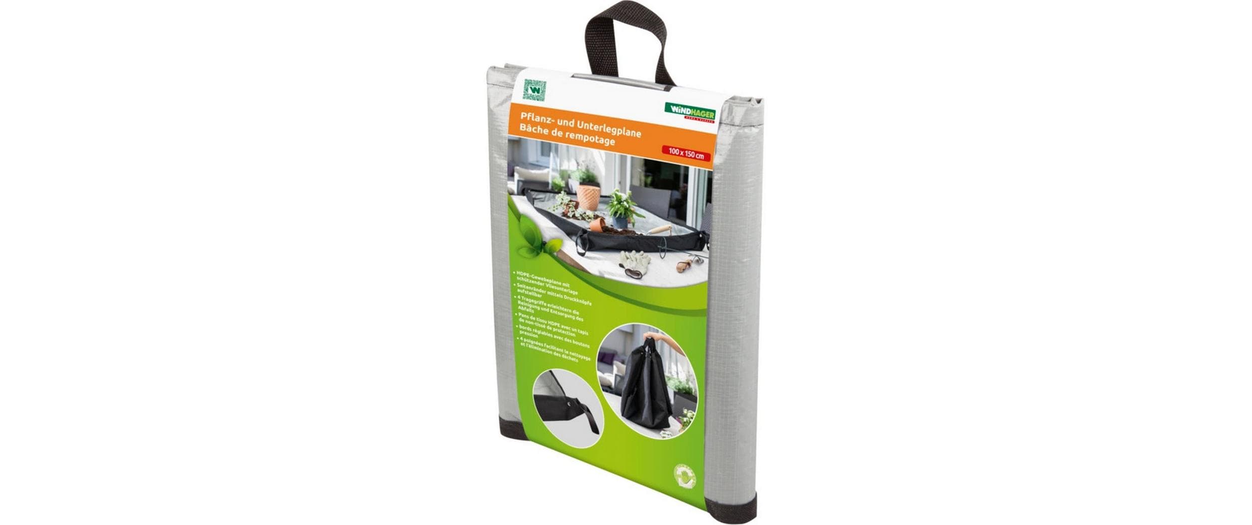 Pflanz- und Unterlegplane 150 cm x 100 cmPflanzenvlies