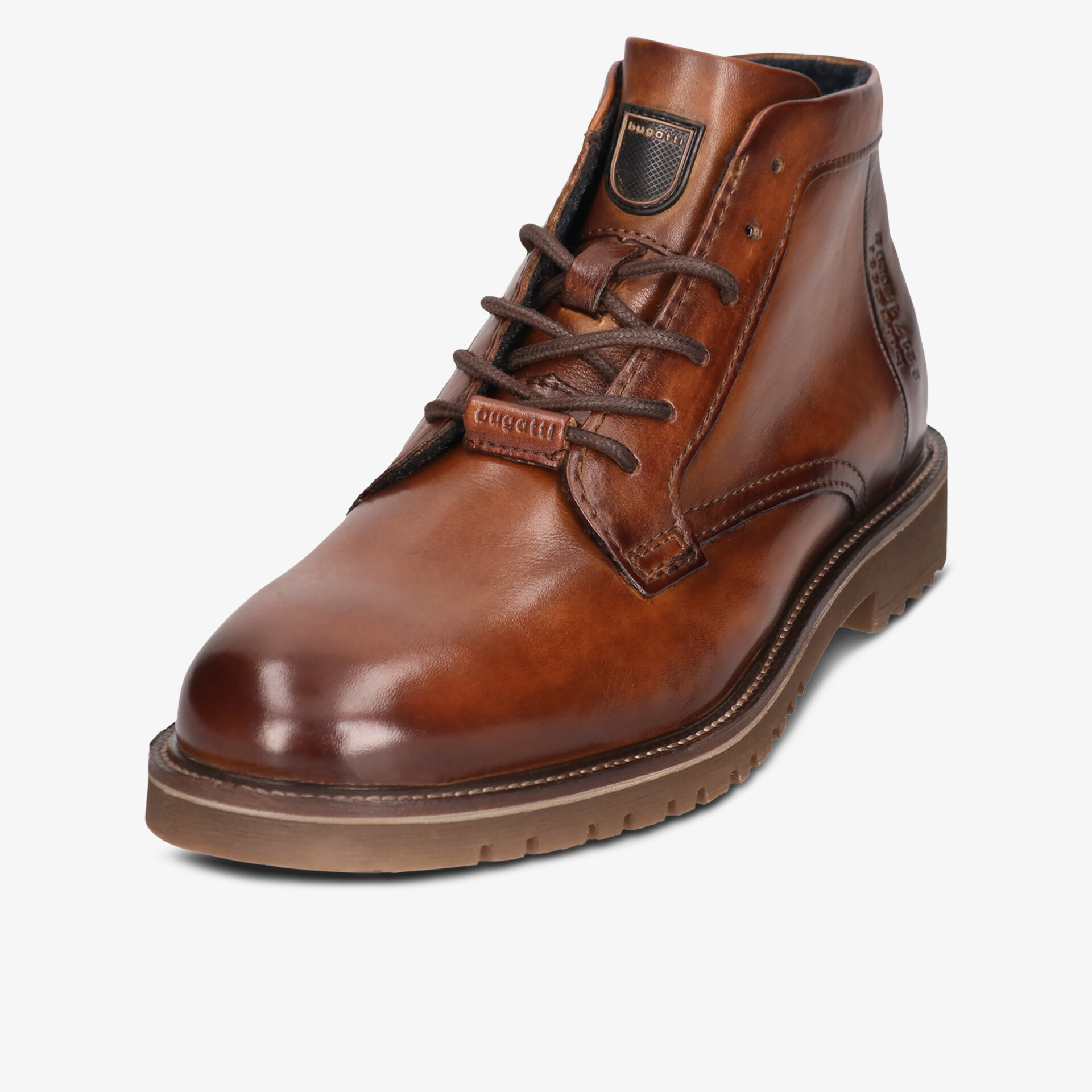 bugatti Herren Stiefeletten cognac