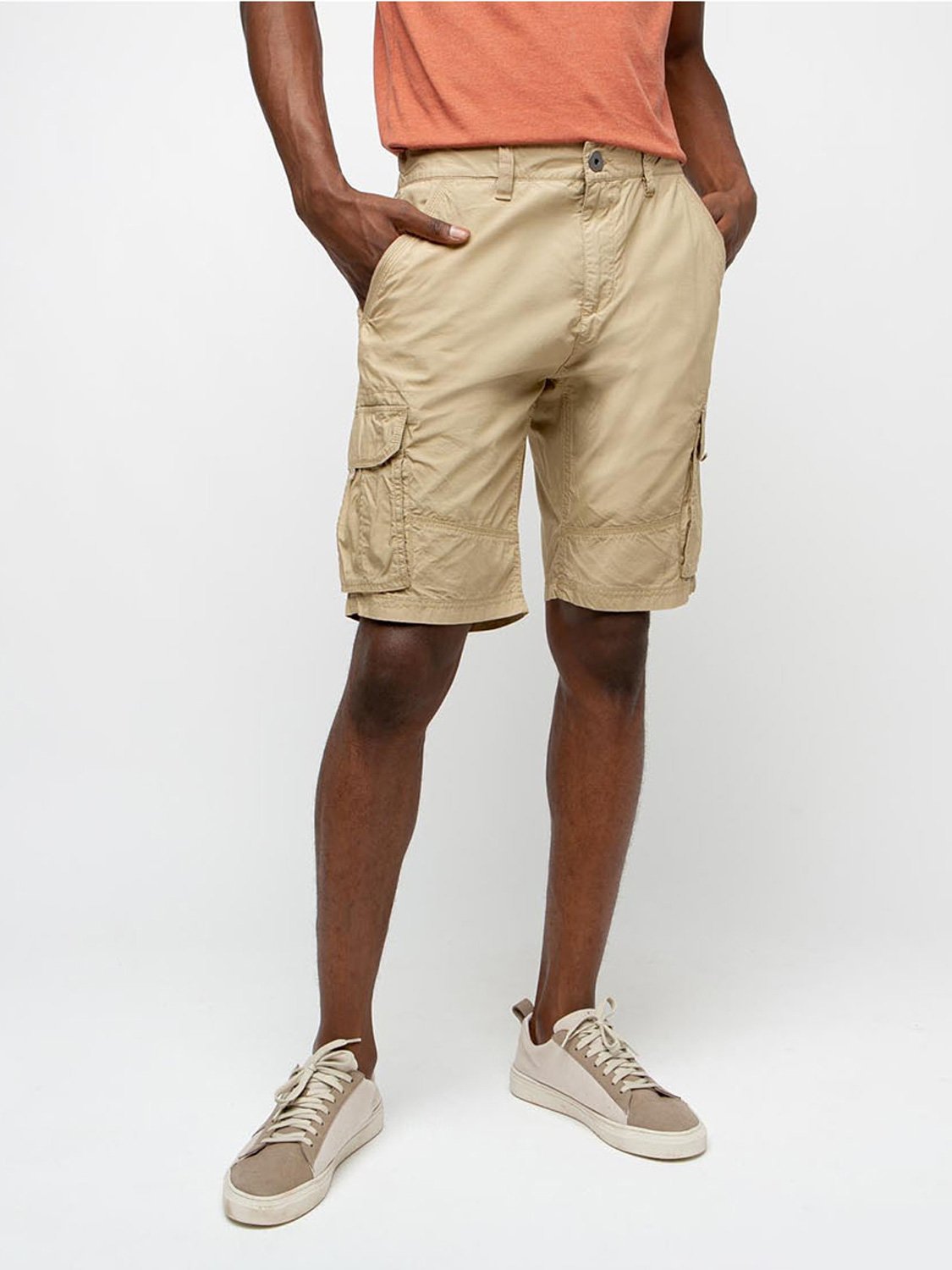 Short Homme Coton Biologique Beige