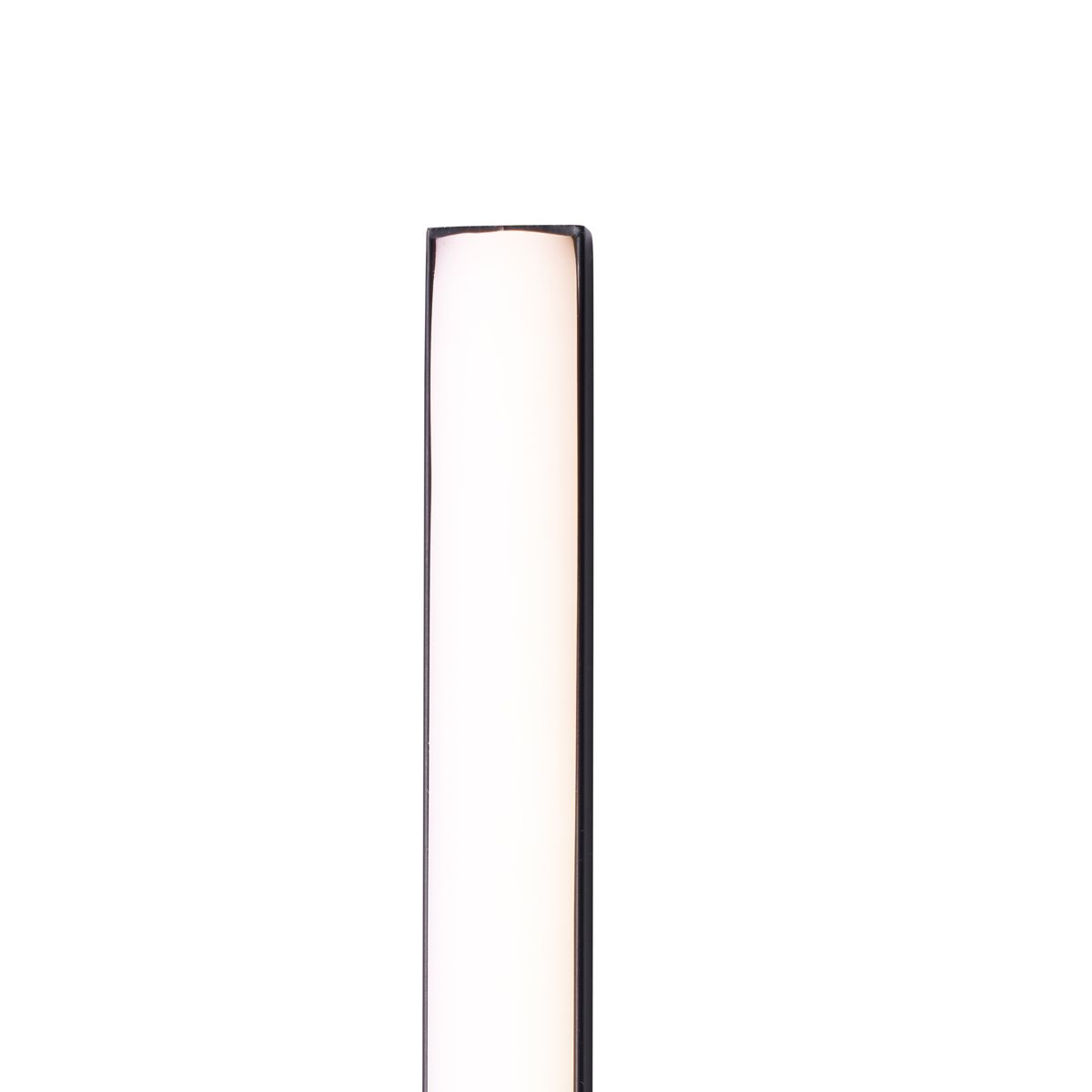 Moderne wandlamp zwart 60cm incl. LED - Clockwise