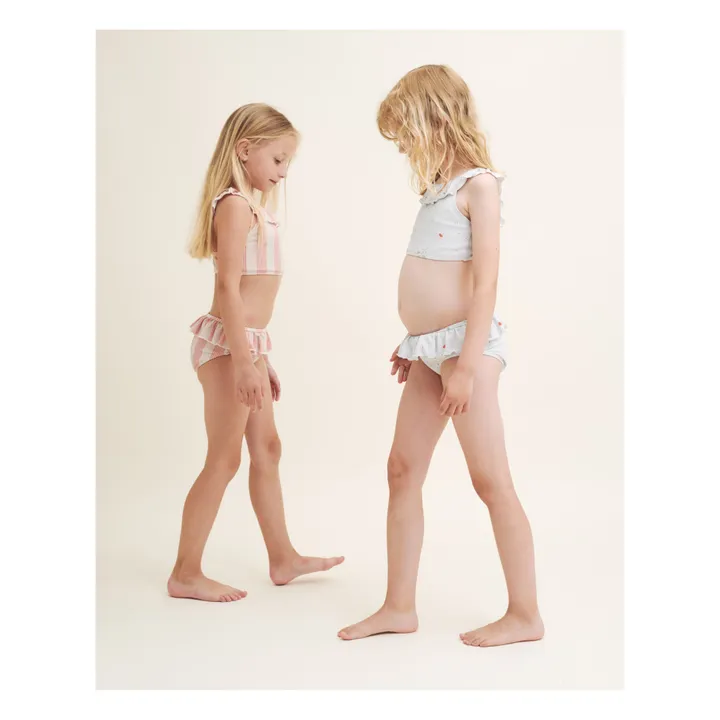 garbo&friends Maillot de Bain Rayé Matières Recyclées | Rose