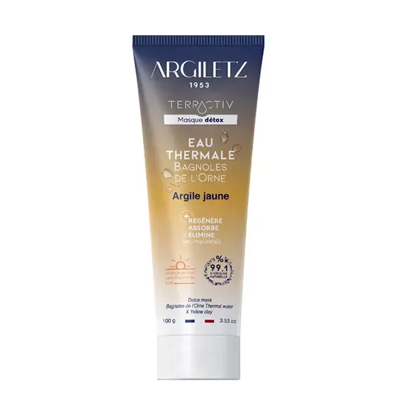 Máscara Detox de Argila Amarela Argiletz Terractiv 100g