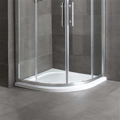Eastbrook Volente douchebak 100x100cm kwartrond composiet wit