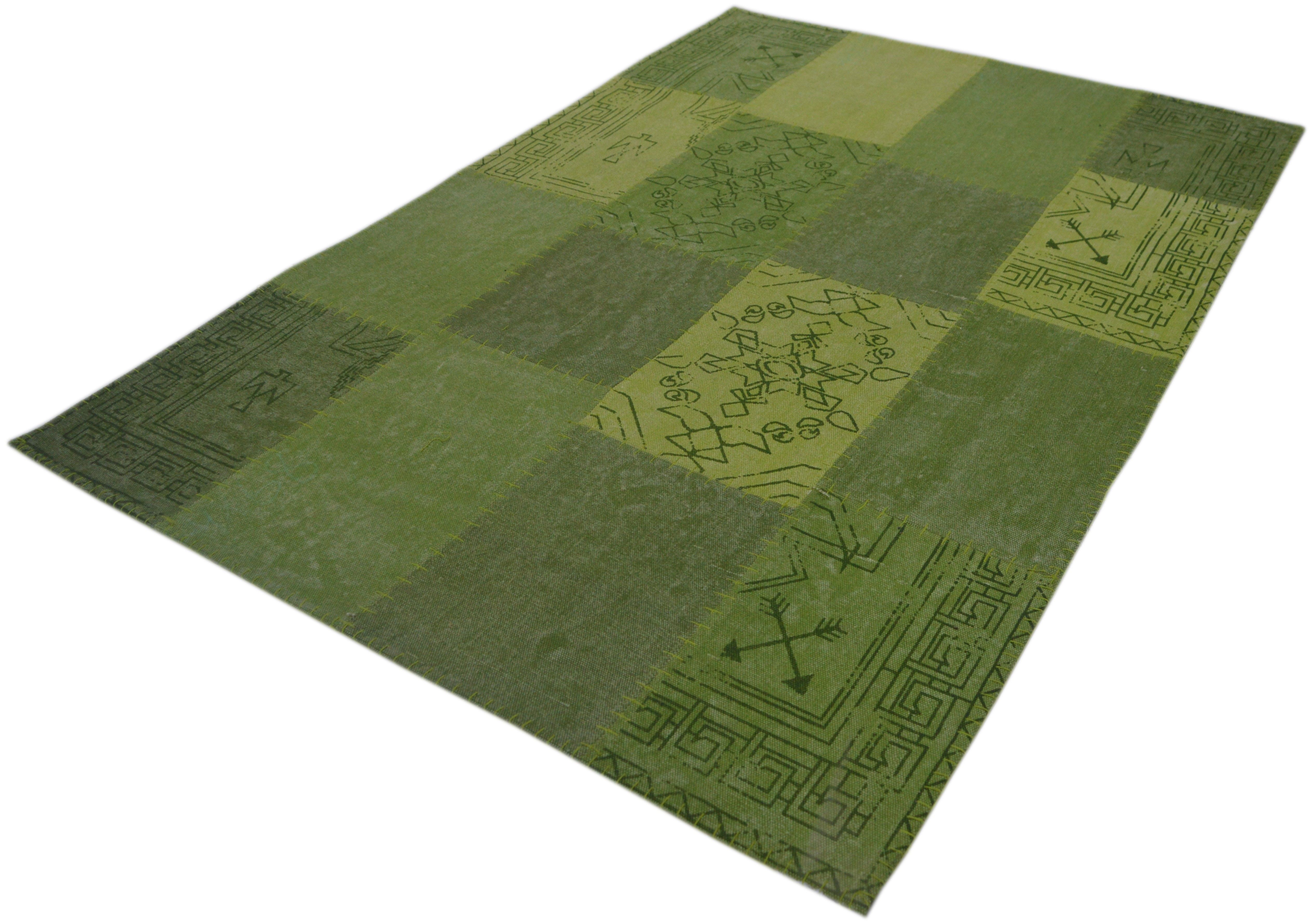 Vloerkleed 210 Multi Groen Lyrical