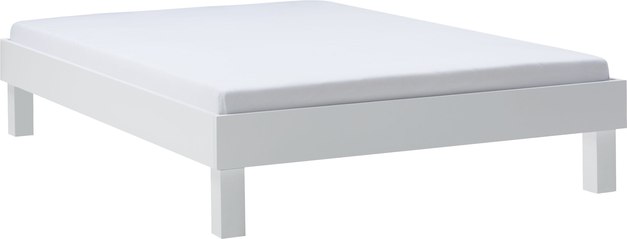 CARA Bett - Weiss / B: 120.0 cm x T: 200.0 cm