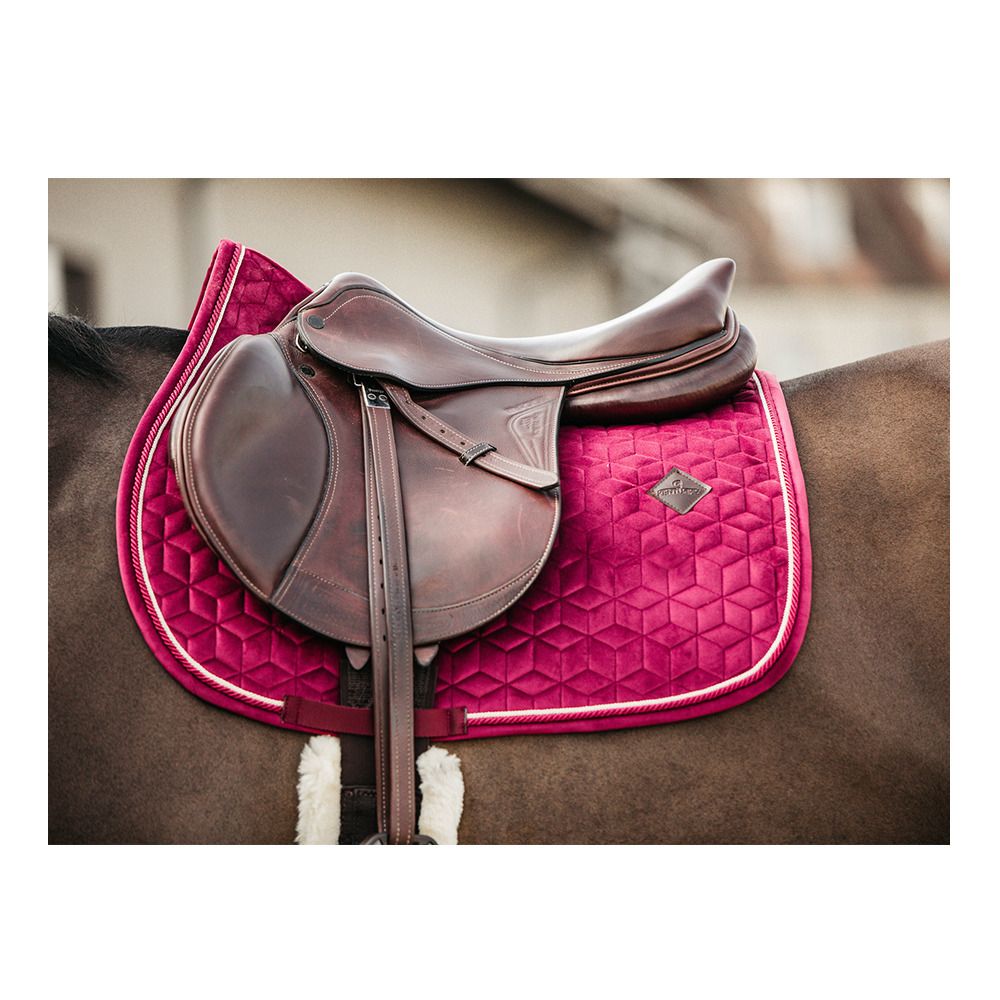Kentucky VELVET d'obstacle - Tapis fuchsia