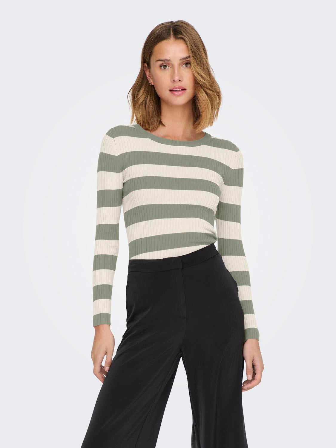 JDYPLUM Strickpullover Sea Spray