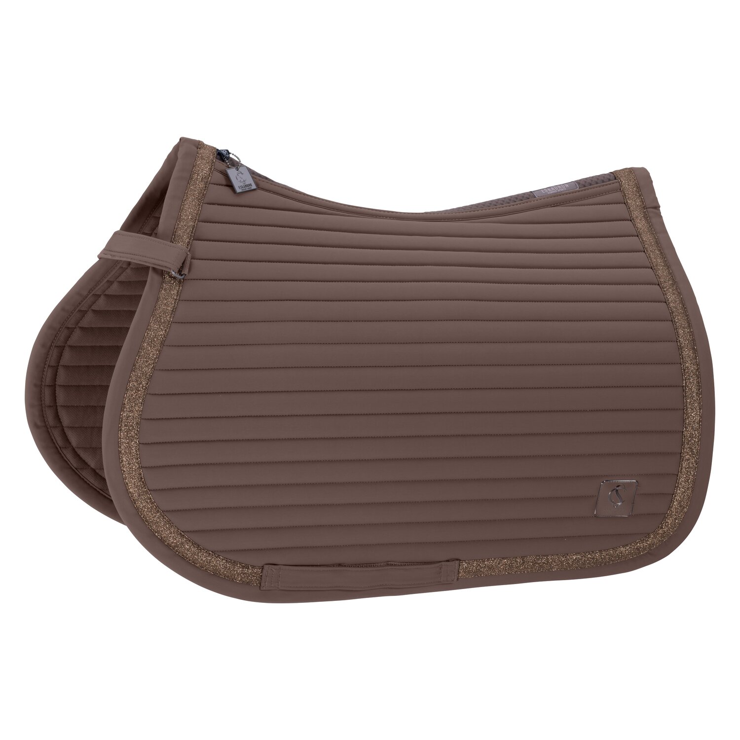 ESKADRON Classic Sports Schabracke Softshell Emblem - deep taupe
