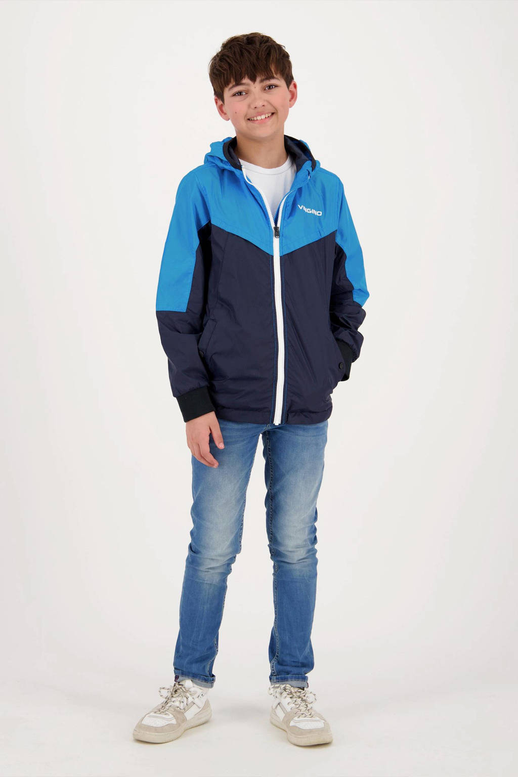 Vingino zomerjas Tiuru aqua/donkerblauw