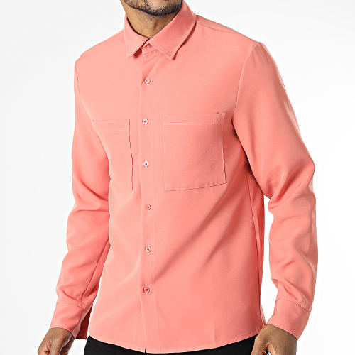 Chemise Manches Longues Rose Foncé