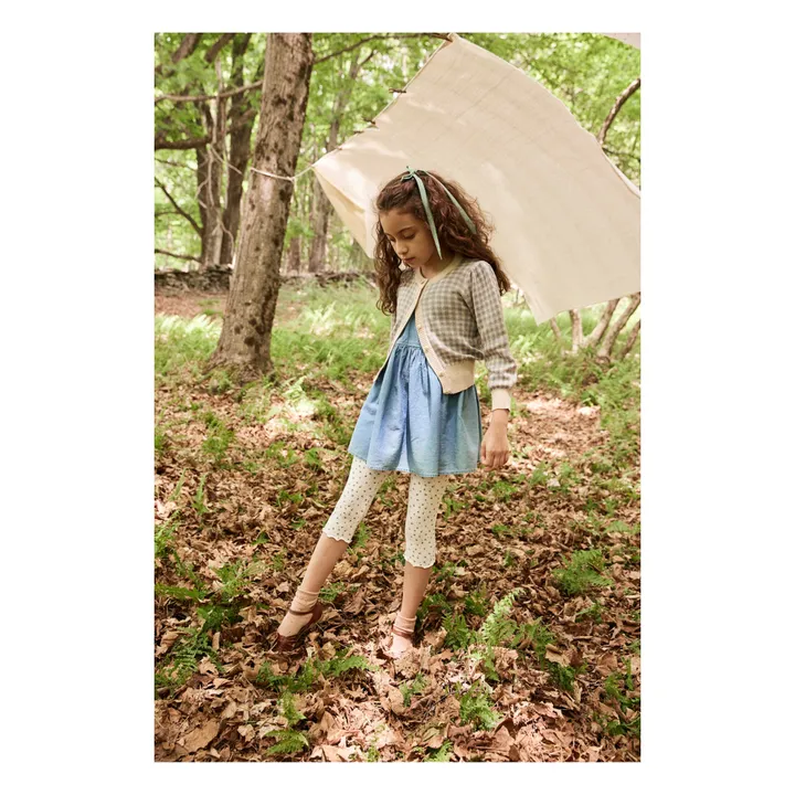Soor Ploom Legging Fleuri Capri | Blanc