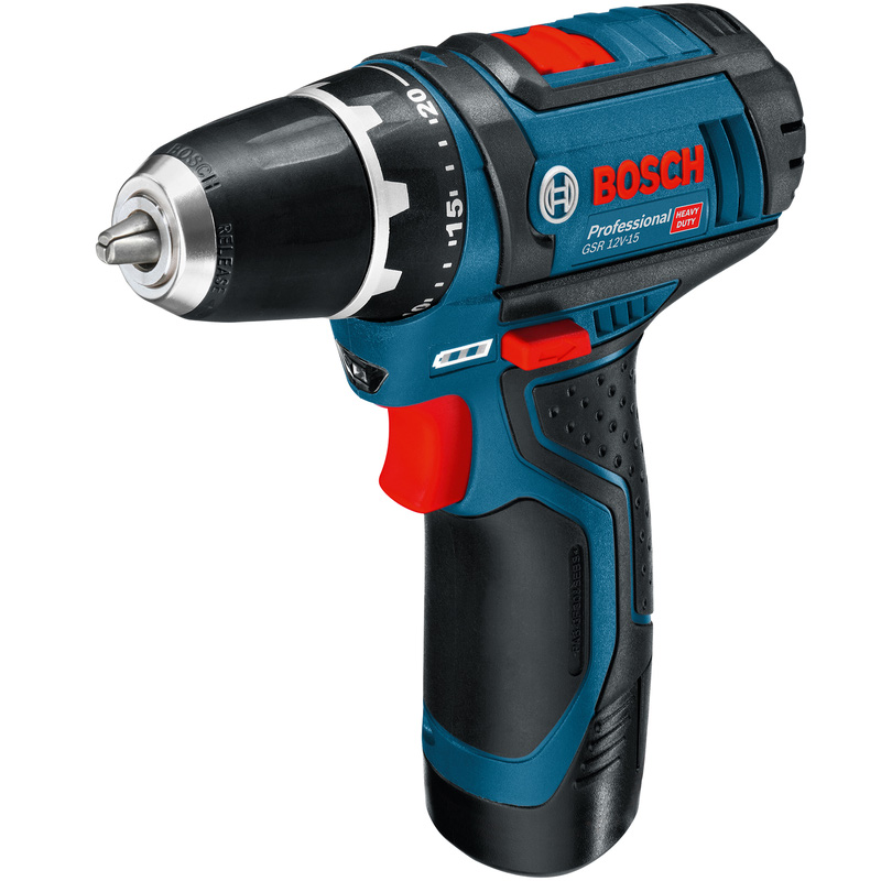 Bosch GSR 12V-15 accu schroefboormachine 12V 2x2Ah