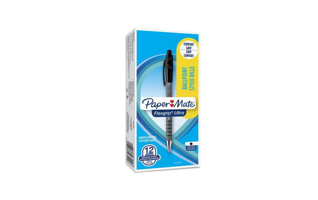 Kugelschreiber Flexgrip Ultra 1 mm, SchwarzKuli für Schule oder Büro